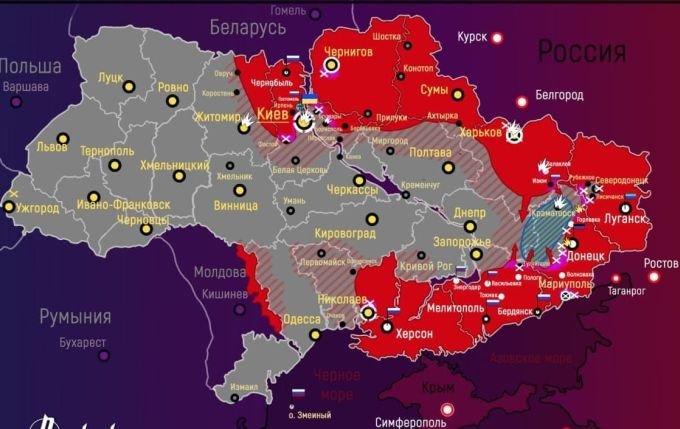 Хроника спецоперации ВС РФ на Украине – день пятнадцатый