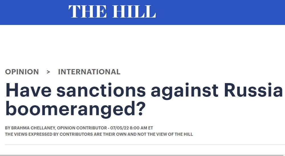 Санкционные "козыри" Вашингтона оказались биты - The Hill