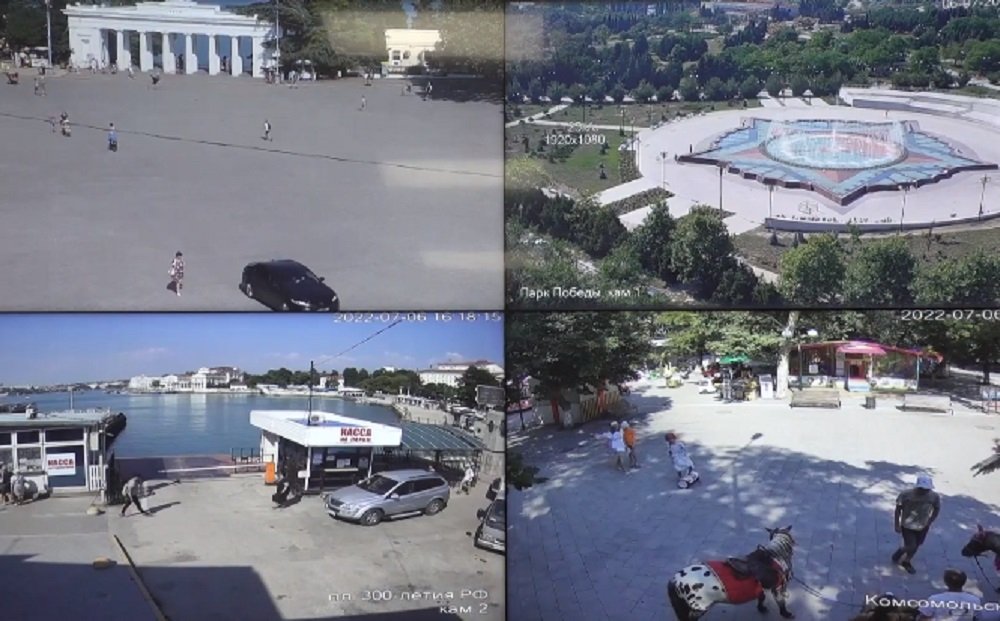 По плотности камер видеонаблюдения Севастополь выходит на второе место после Москвы