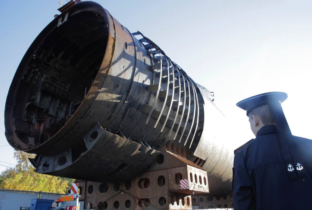 Ксения Шойгу доставила атомную подлодку в Музей военно-морской славы