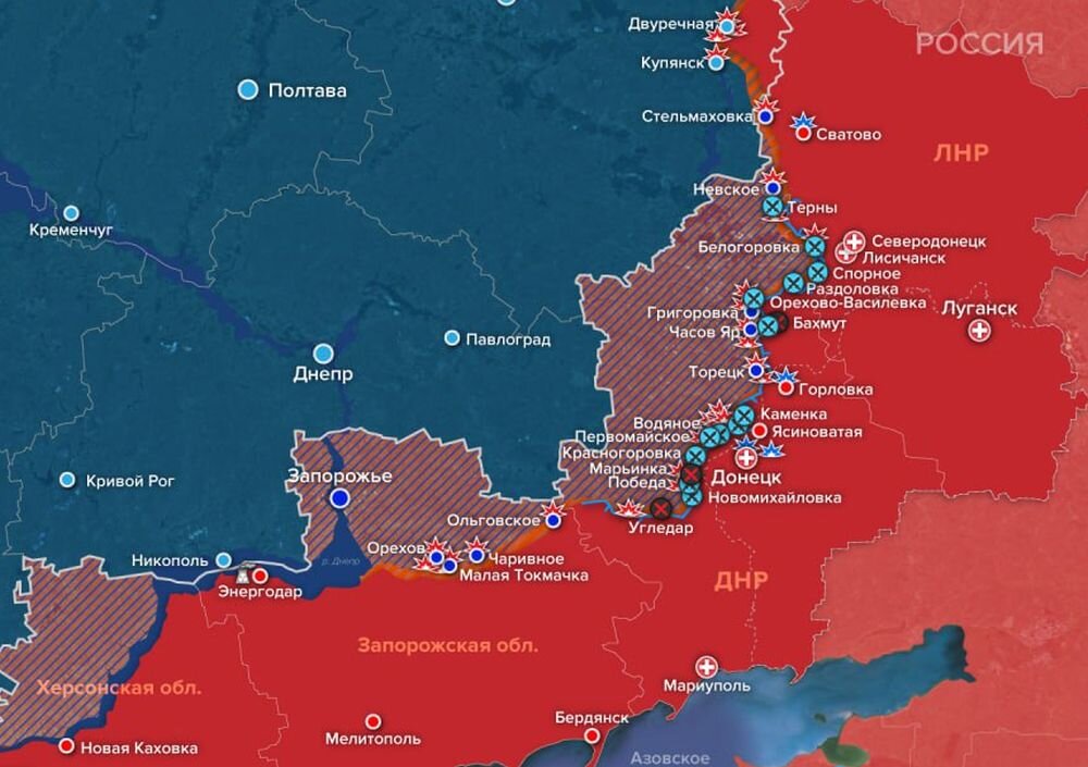 Обстановка в зоне СВО на Украине с 20 по 26 марта – события и итоги