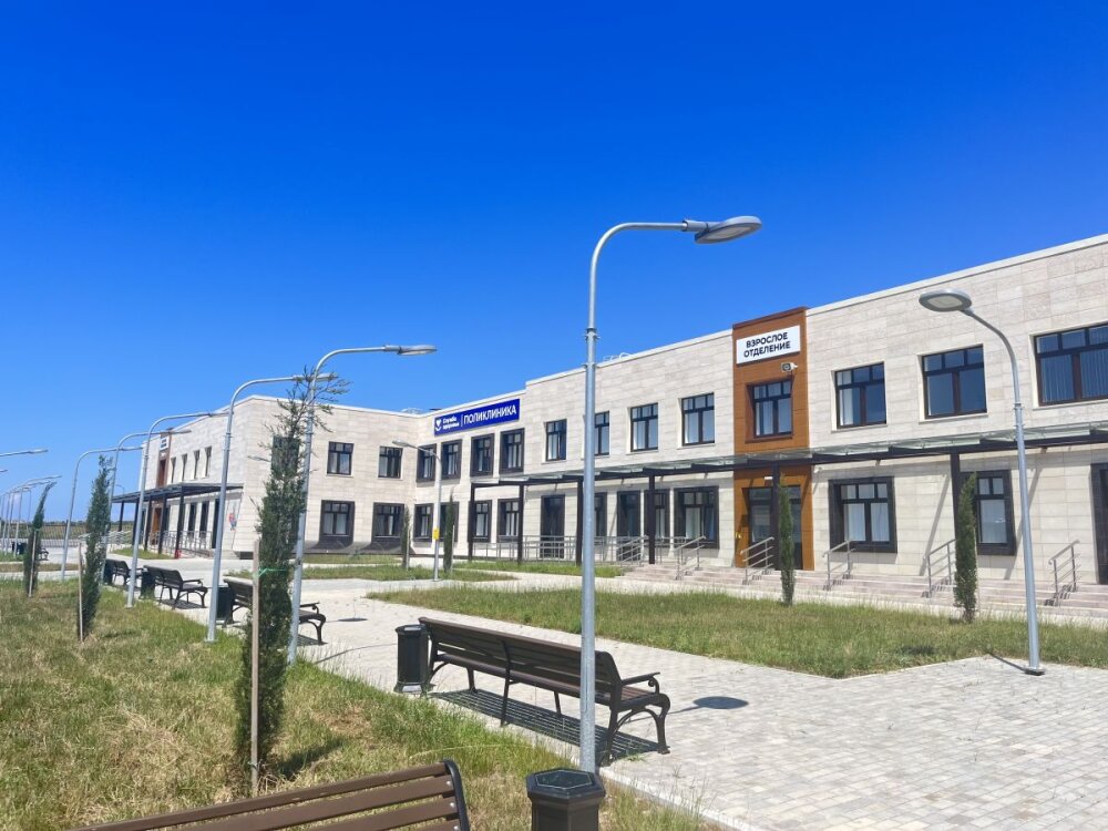 В Казачьей бухте Севастополя завершается строительство поликлиники на 320 посещений