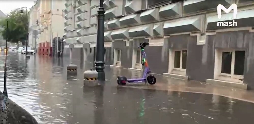 Москву опять затопило после дождей
