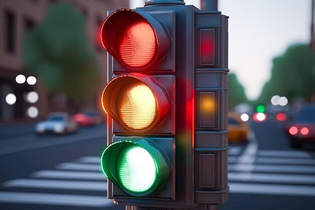 В Зеленограде исчез мигающий зеленый сигнал светофора